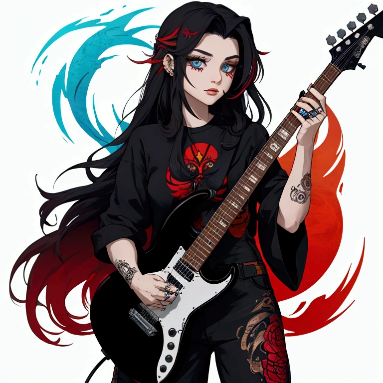 Create a bandlogo for the progressive rock metal band Khoji. Make a logo with the name Khoji in the design inspired my tattoo art