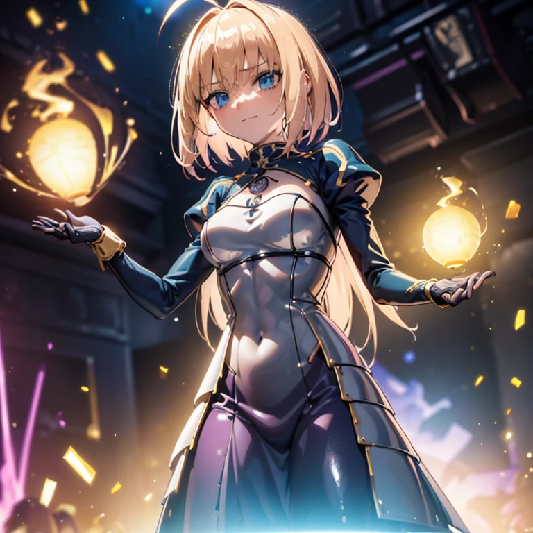 ((Highest quality)), ((masterpiece)), (detailed:1.4), 3d, detailedな筋肉のリアルなmasterpieceを持つカメラを見ている美しいサイバネティックガール, Beautiful cyberpunk woman image,High resolution (High Dynamic Range),Ray Tracing,NVIDIA,Super Resolution,Unreal 5,Scattered beneath the surface,PBR Texturing,Post-processing,Maximum clarity and sharpness,Multilayer Texture,Albedo and Specular Maps,Surface Shading,Accurate simulation of light-matter interactions,Perfect Proportions,Octane Rendering,Two-tone lighting,wide aperture,Low ISO,White balance,Three-part method,8K RAW, Active Pause, Action pose, (Gold Parts), fringe, whole body, Emerald Blue Eyes, very beautiful shorthair, (A faint smile), ((Very elegant)), ((Very luxurious)), ((Very large room)), (Suite Room), (From above),masterpiece,8k,(Silicone Skin), ((In-focus photo)), ((Focused photos)), ((People are not blurred)), 4K,Blonde、Attractions、A beautiful, high-contrast, rainbow-hued costume、Tight clothing ,sprawl ,Heart symbol,(Glowing Skin、Pink and blue light source),huge , ((Heavy breathing:1.3)), , Little devil smile, Angle from below、、throw、((Illuminated by neon and black lights)))、Dancing, (with a gun in hand)、((Two perfect hands))、((Perfect Five Fingers))、
