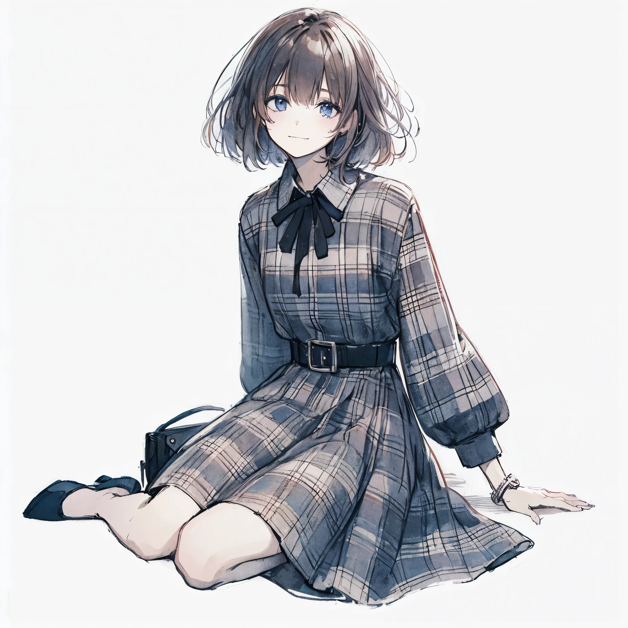 Official art using high-quality hand-drawn watercolor sketch techniques. (best quality,4k,8k,highres,masterpiece:1.2),ultra-detailed,beautiful detailed eyes,A girl with beautiful eyes, everyone, beautiful anime girl, cute anime girl, smooth anime art, anime style, elegant colors, soft lighting, delicate beautiful eyes, very coquettish, (beautiful large breast:1.2), (correct hands:1.2),