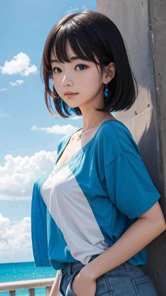 Create a beautiful blue day