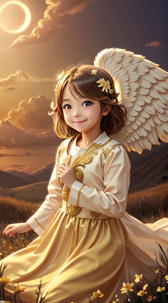BLONDE CHILDREN GOLDEN ANGEL GIRL.
