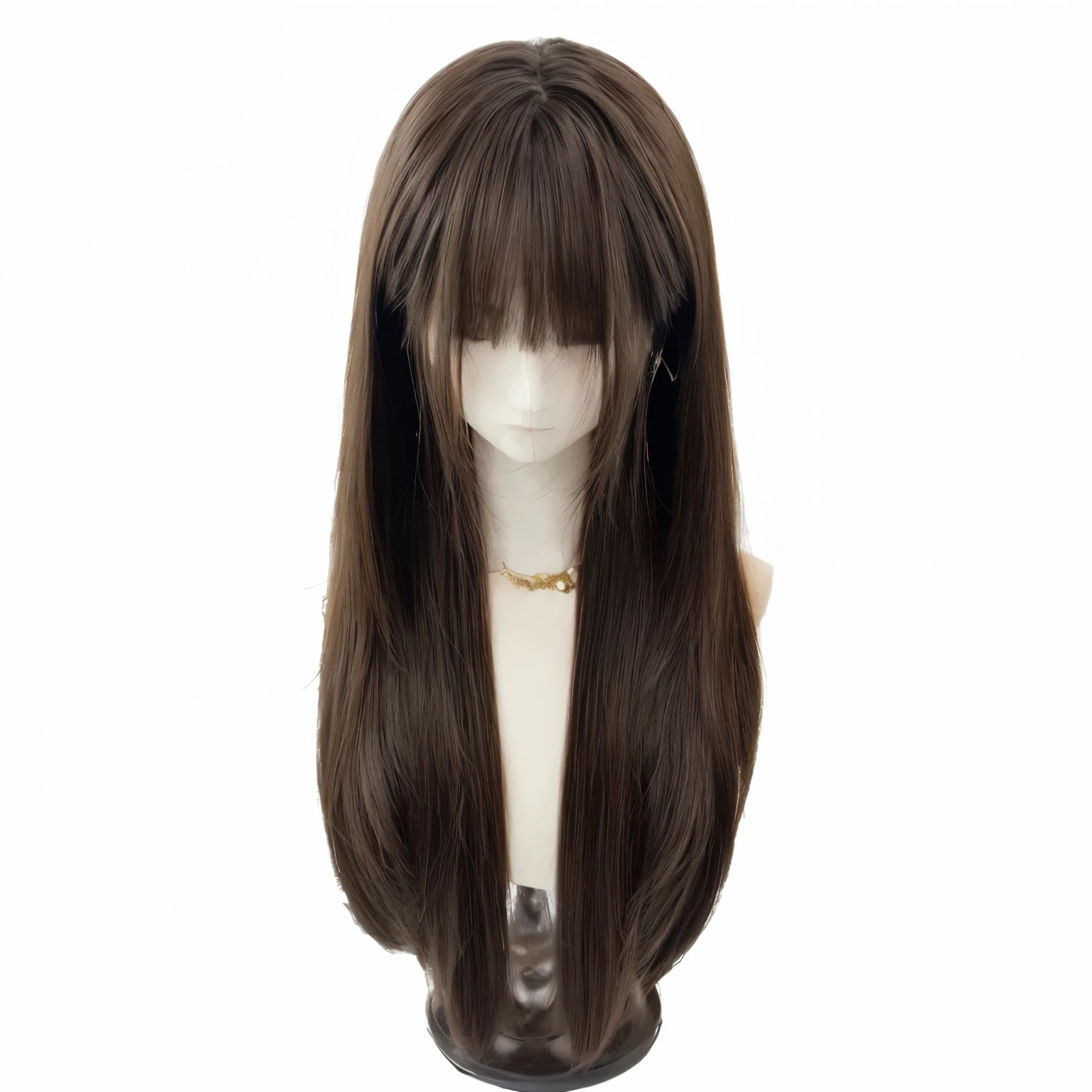 Long straight hair