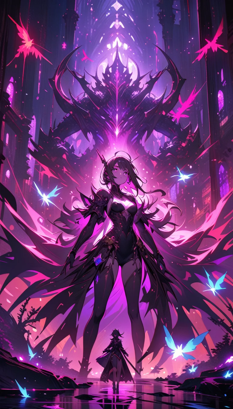 ((best quality)) , ((masterpiece)) , (detailed)，D&D style portrait, fantasy, digital art, (Female [Daedra:Fremen:1]:1.1) , Fantastical, eyebrows of Mercy, woods and Hummingbird feeder background, elegant interiors, social satire, site-specific art, shin-hanga, Found object assemblage, sci-fi, picturesque, woman, detailed face, magical atmosphere, badge, positive emotional, dynamic composition