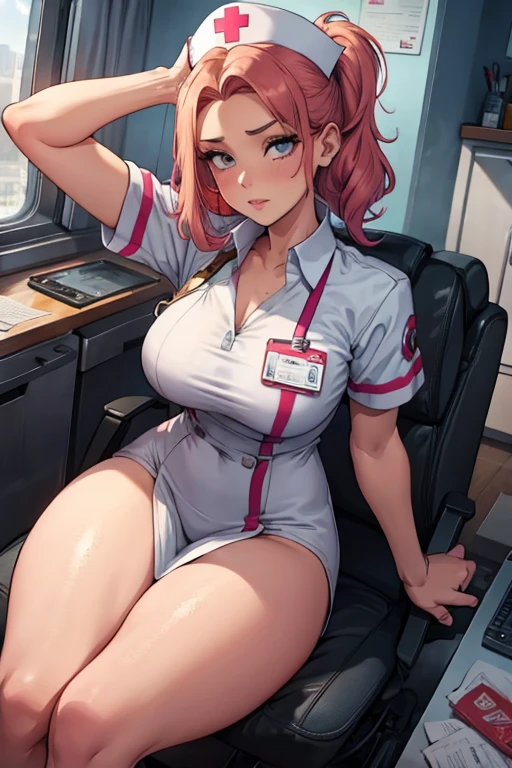 girl in sex nurse costume