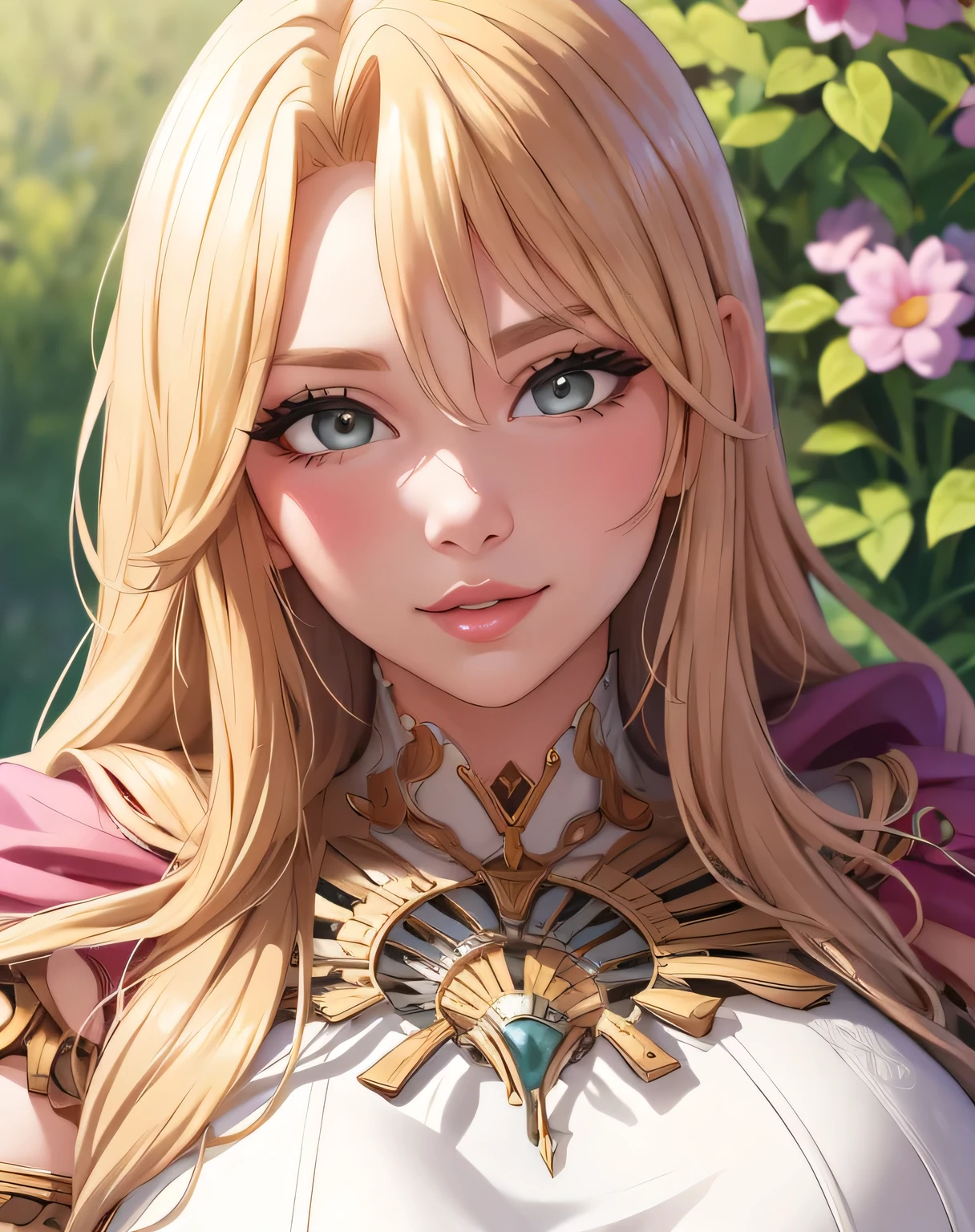 fe_elimine, white dress, elbow gloves, single glove, long dress, cape, jewelry, white gloves, armlet, bracelet, circlet, gold trim, (masterpiece, best quality, ultra-detailed), realistic style, very close up shot 2.0, garden 2.0, looking at viewer 2.0, perfect eyes 2.0, blushing, face shot 2.0, very close up shot 2.0, face shot 2.0, very close up shot 2.0, face shot 2.0, cute nose, very sexy smile 2.0, very luscious lips 2.0, very heavy eyeshadow 2.0, very heavy makeup 2.0, round face, very thick lips 2.0, very glossy lips 2.0, very pouty lips 2.0, shiny skin, lustrous skin 2.0, plump lips 2.0, very sexy 2.0, very flirty 2.0, very pretty 2.0, very beautiful 2.0, face shot 2.0, very close up shot 2.0, looking at viewer 2.0, looking at viewer 2.0, very sexy smile 2.0, very luscious lips 2.0, very heavy eyeshadow 2.0, very heavy makeup 2.0, round face, very thick lips 2.0, very glossy lips 2.0, very pouty lips 2.0, shiny skin, lustrous skin 2.0, plump lips 2.0, very sexy 2.0, very flirty 2.0, very pretty 2.0, very beautiful 2.0, face shot 2.0, very close up shot 2.0, face shot 2.0, very close up shot 2.0, very heavy eyeshadow 2.0, very heavy makeup 2.0, round face, very thick lips 2.0, very glossy lips 2.0, very pouty lips 2.0, shiny skin, lustrous skin 2.0, plump lips 2.0, very sexy 2.0, very flirty 2.0, very pretty 2.0, very beautiful 2.0, face shot 2.0, very close up shot 2.0, looking at viewer 2.0, looking at viewer 2.0 looking at viewer 2.0, face shot 2.0, very close up shot 2.0, looking at viewer 2.0, very close up shot 2.0, very sexy 2.0, very sexy 2.0, face shot 2.0, face shot 2.0, very close up shot 2.0, face shot 2.0, very bimbo 2.0, very bimbo 2.0, very bimbo 2.0, very bimbo 2.0, very bimbo 2.0, very bimbo 2.0, very huge breasts 2.0, very huge breasts 2.0, very bimbo 2.0, very huge breasts 2.0, hourglass waist 2.0, hourglass waist 2.0, very large hips 2.0, facing viewer 2.0, facing viewer 2.0, straight ahead shot 2.0, hands at side 2.0, hands at side 2.0
