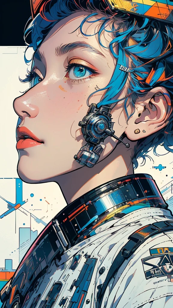 (((masterpiece, highest quality))),(((solo:1.2))),(((1girl:1.2))),32k wallpaper, very detailed, poster, vintage science fiction,(((((geometric cinematic movie poster))))), ((bauhaus)),(shape),(((abstract))),(mid century modern),movie poster,(((((portfolio))))),(((((Close-up))))),(((((bust up))))),((((more various angle)))),((((highlight)))),Vast landscape,((((heterochromia)))),(((complete. detailed face))),((((Extremely talented)))),(((((most complecated futristic machine))))),(Colorful color scheme),(((detailed unlimited mechanic lady)))