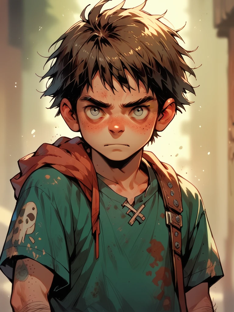 score_9, score_8_up, score_7_up, score_6_up, 1boy, kid, mullet hair, g4n1m3,