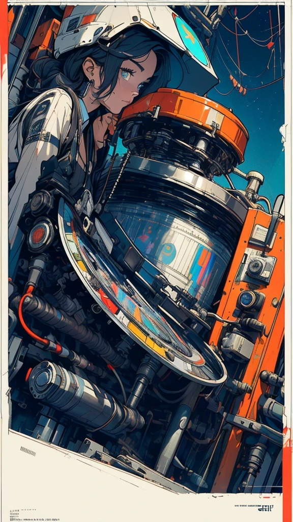 (((masterpiece, highest quality))),(((solo:1.2))),(((1girl:1.2))),32k wallpaper, very detailed, poster, vintage science fiction,(((((geometric cinematic movie poster))))), ((bauhaus)),(shape),(((abstract))),(mid century modern),movie poster,(((((portfolio))))),(((((Close-up))))),(((((bust up))))),((((more various angle)))),((((highlight)))),Vast landscape,((((heterochromia)))),(((complete. detailed face))),((((Extremely talented)))),(((((most complecated futristic machine))))),(Colorful color scheme),(((detailed unlimited mechanic lady)))