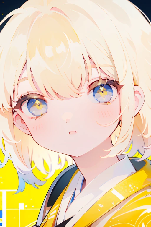 Head to Ear、The sky is yellow and the eyes are yellow.