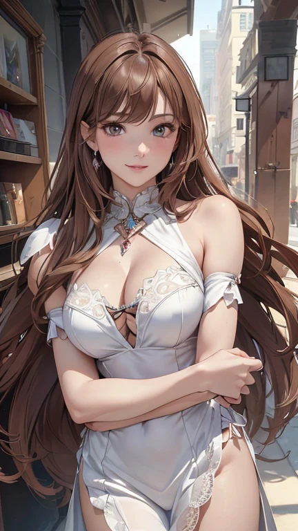As it is,((16K, masterpiece, RAW Photos, Highest quality,Ultra high definition, Realistic, Highly detailed CG integrated in 16K)), 8k, diamond, wallpaper, Written boundary depth,Beautiful Face:1.4. Cinematic Light,smile,(Detailed face),Beautiful woman