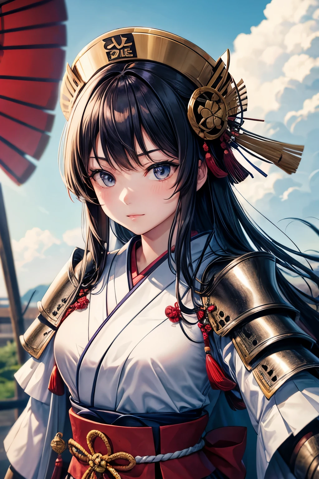 Girl，Japanese general，Japanese-style armor