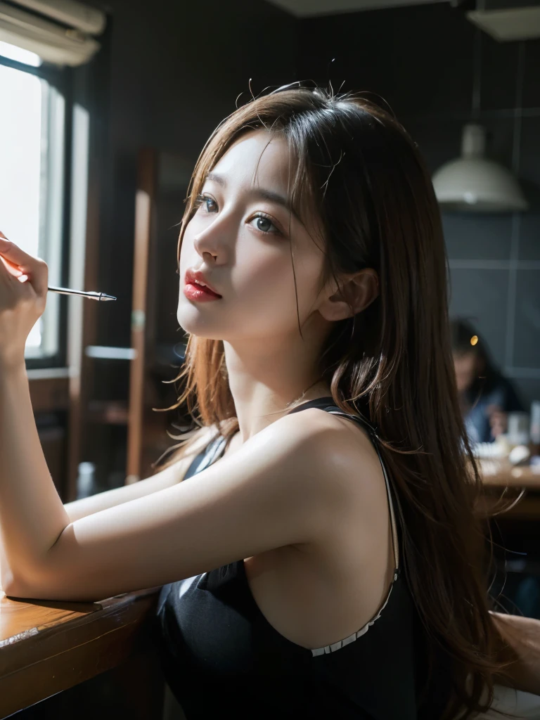 ((((best quality))))、(((Ultra-precision CG16K wallpaper)))、(((masterpiece)))、(((very detailed)))、(((super extreme detail)))、1people'girlature woman、24-year-old female、((japanese face))、((very beautiful face))、((My Shiraishi:1.5))、((semi long straight hair:1.3、blunt bangs))、(shiny brown hair)、beautiful and delicate eyes、brown eyes、raised an eyebrow、high nose、small nostrils、small mouth、seductive lips、beautiful breasts、((C cup size breasts))、split、plump body、(chubby body type)、perfect proportions、complete anatomy、perfect composition、Beautiful detail shading、beautiful natural light、Light with beautiful details、Depth of recorded boundary、(((high saturation)))、(((really:1.9)))、((vivid:1.5))、((edge:1.6))、((beautiful skin))、((skin texture))、((reallyな皮膚感))、(((cowboy shot、femur:1.5)))、((overhead view:1.8))、((Open mouth and surprised face:1.4))、(eyes looking at me:1.5)、day bedroom、bright sunshine、natural light、(((Lie down on your back in bed:1.6)))、(Supine posture:1.5)、(((open front shirt_white clothes、panties_white clothes:1.6)))、((earring、wearing a necklace:1.3))、