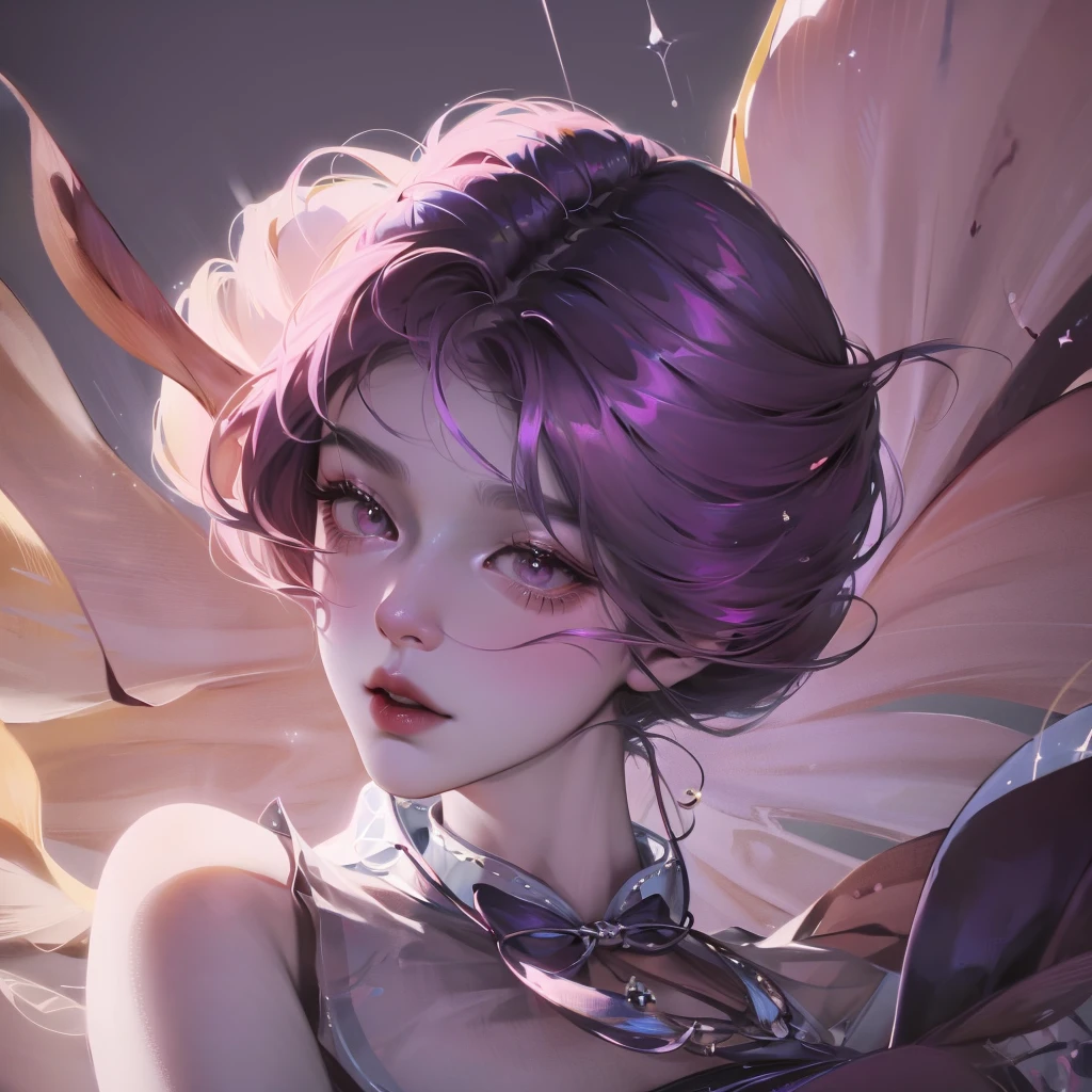 Delicate face, Downshoot, Thick acrylic, pixiv上的illustration, , Rich details, high quality, scum,, degenerate,8K, Extremely detailed, Latest pixiv, illustration, Dynamic poses, Dynamic Angle,, Gorgeous light and shadow, transparency,, Detail decoration, Detailed lines, mystery,, fantasy, magic, sparkling,