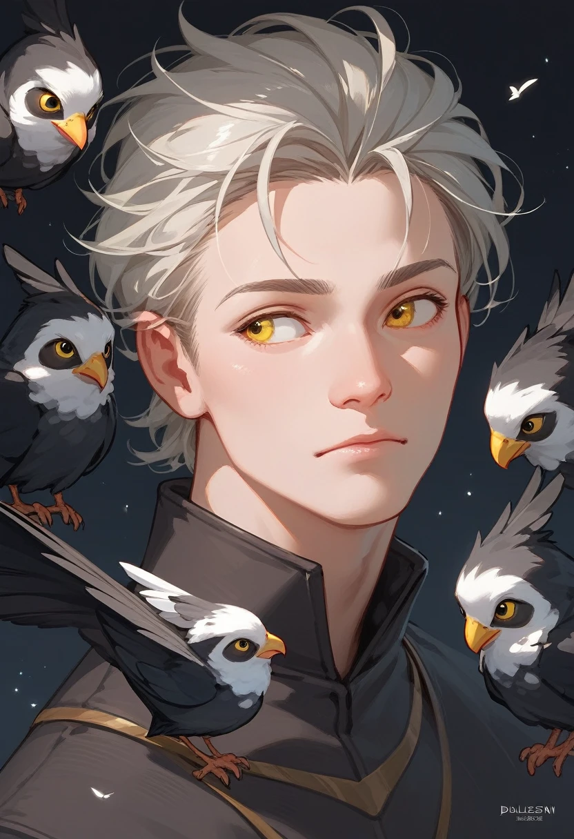 araffe bird of prey with yellow eyes and black feathers, sharply focused, prideful look, proud looking away, proud look, falcon bird face, proud looking, by Dietmar Damerau, focused stare, by Juergen von Huendeberg, sharp looking portrait, sharp and detailed, fierce - looking, close - up profile, hard predatory look