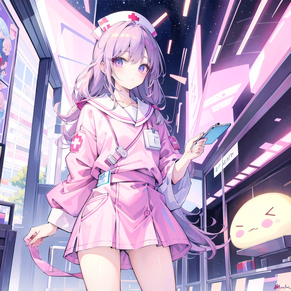 Masterpiece, ultra detailed, hospital,nurse,kawaii