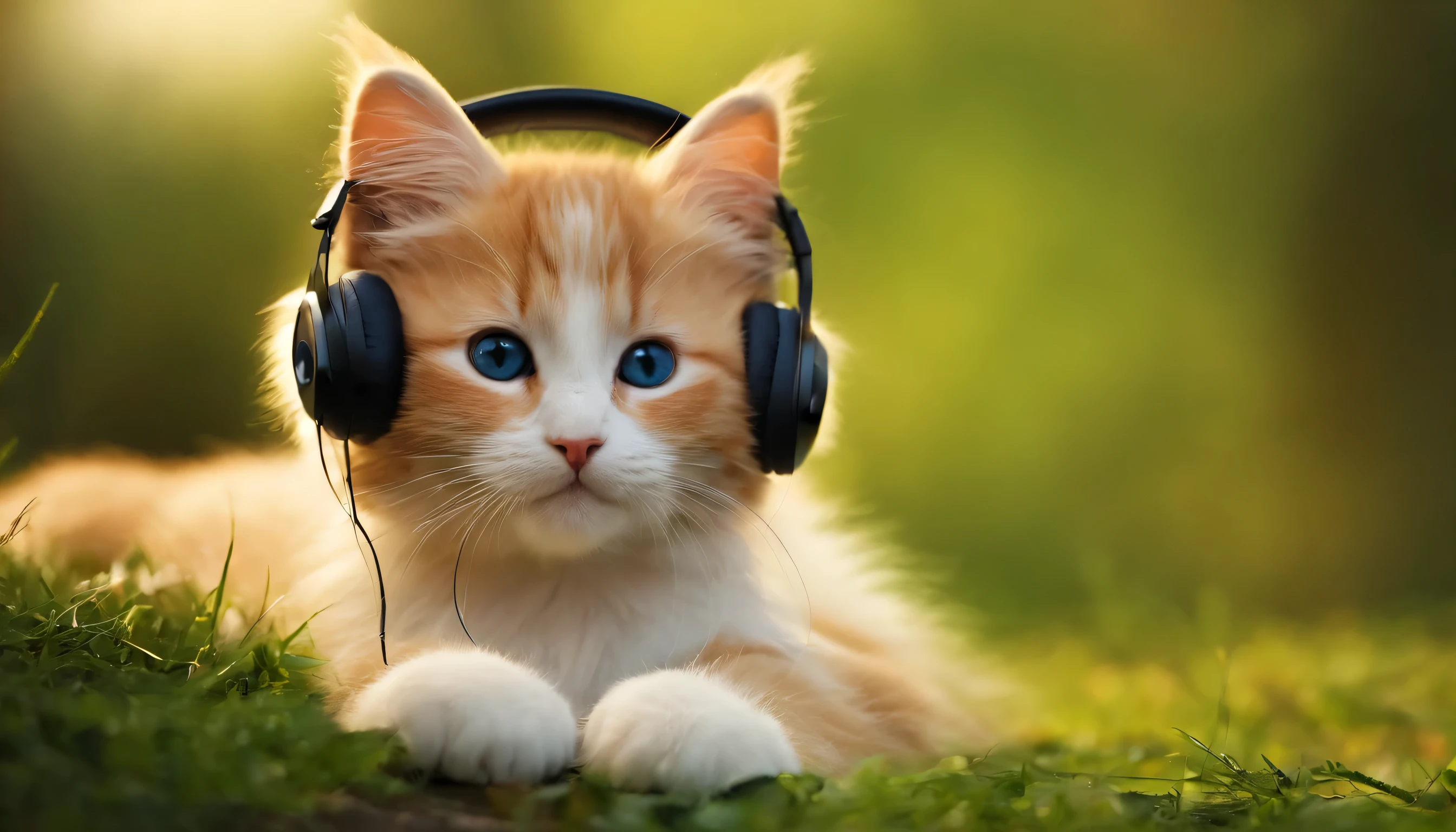 Cute cat cat, Adorable, Cute little paws, Furry, Fluffy, Bring headphones,Ear bags