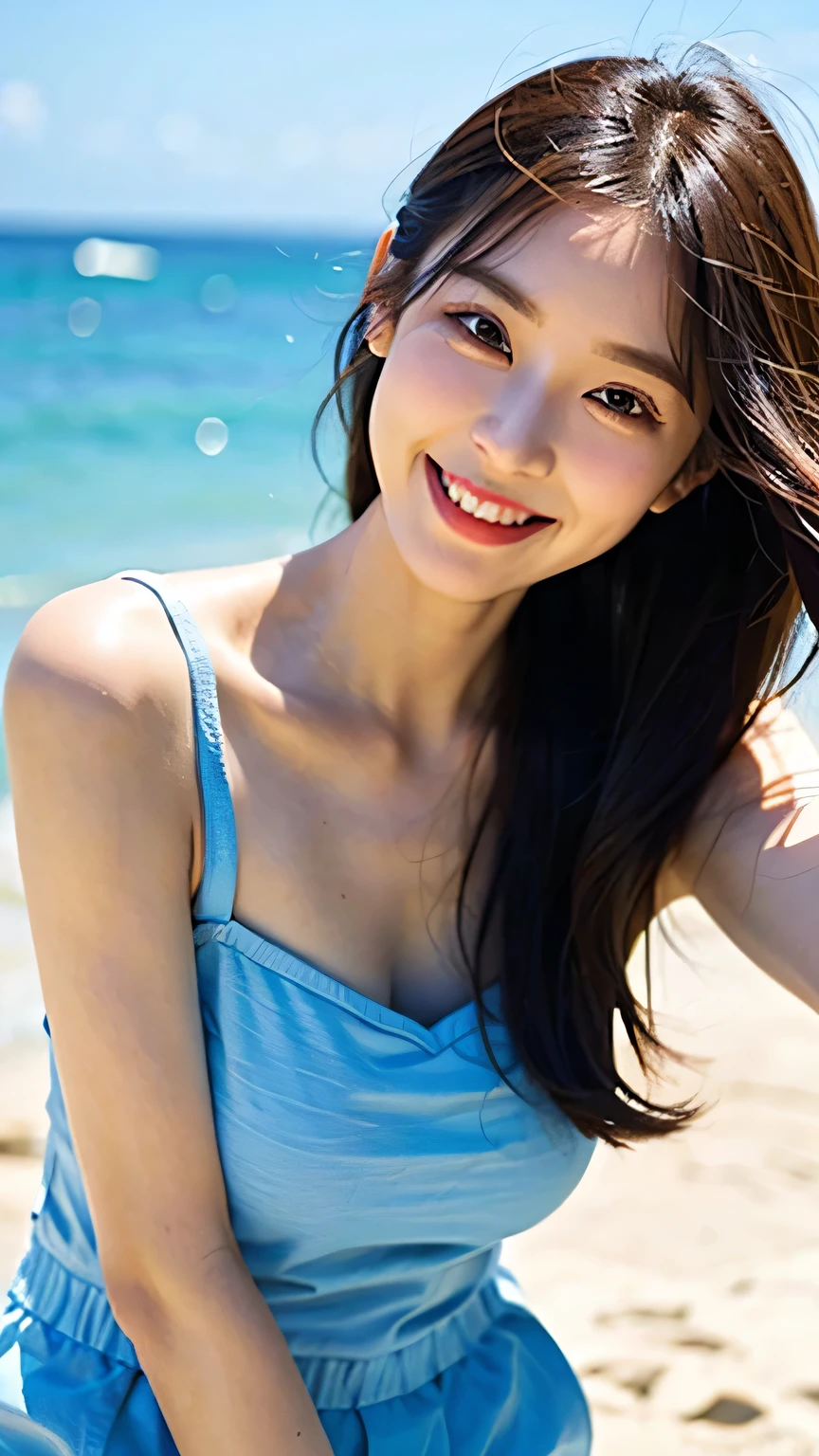 Highest quality, One beautiful woman, Summer Fashion, At the Beach, smile、date