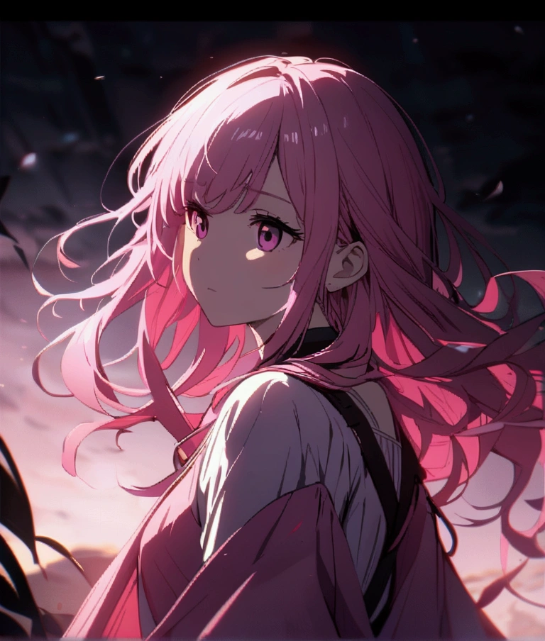 Beautiful pink girl 
