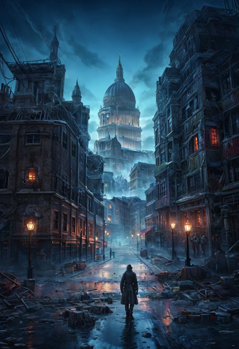 no one dies alone, ultra hd, hyper detailed, chromatic abberation
