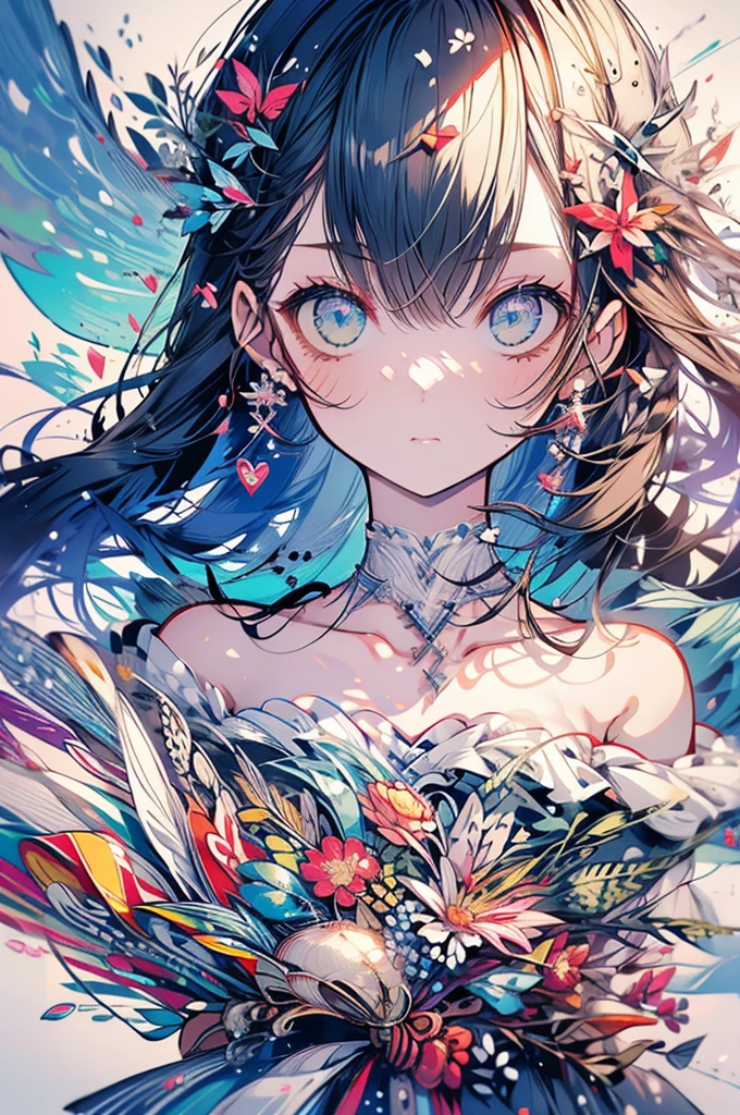 Highest quality, outstanding details, super high resolution, (fidelity: 1.4), the best illustration, favor details, highly condensed 1girl, with a delicate and beautiful face, delicate collarbone, high-quality fishtail skirt, shyness
