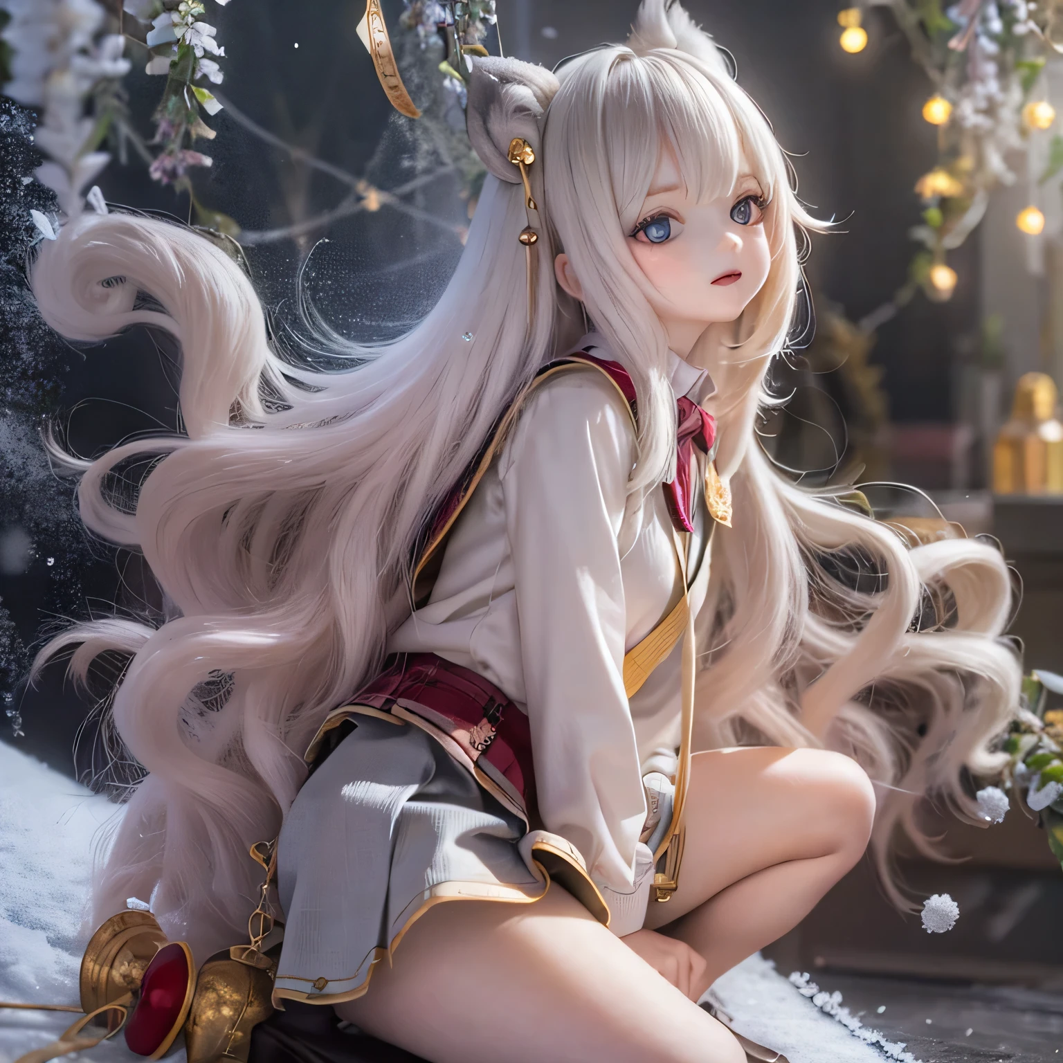 (Highest quality, High resolution, Realistic:1.37),Very detailed, Beautiful details,Beautiful lip detail,Very detailed目と顔,Long eyelashes,One Girl,Sharp focus,Vibrant colors,Soft lighting,Fenrir Girls,Big Breasts,Fantasy elements,Snow Scene,Ice Magic,Flowing Hair,Heavenly beauty(((((whole body)))))(((((school uniform )))))Cute 15 year old cute squatting (((((Straddle))))) (((Sexy pose)))(((((((child)))))))(((pretty girl))) 、chibi cute足、(((((mini skirt))))) smile 靴
Panty shot
