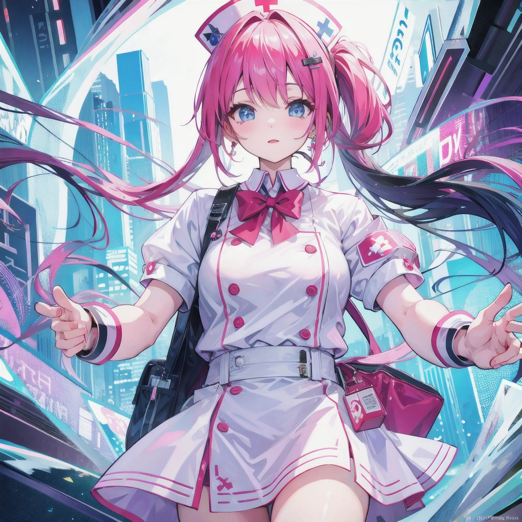 Masterpiece, ultra detailed, hospital,nurse,kawaii