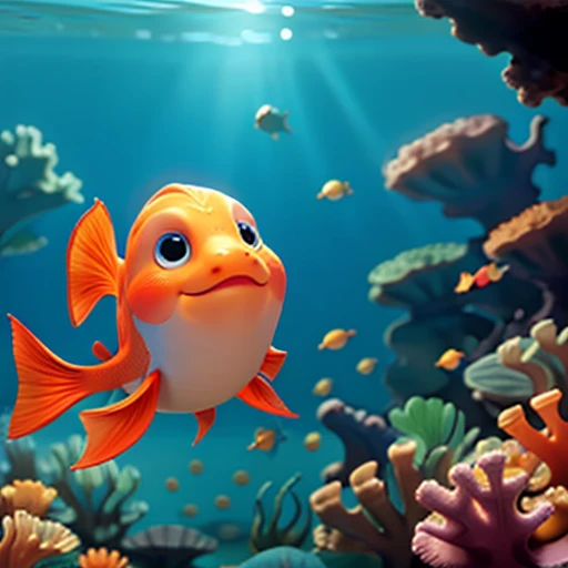  talking to fish in the sea
