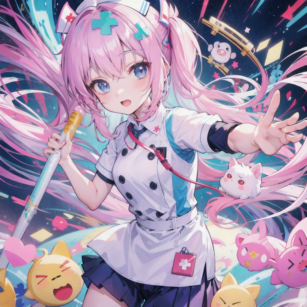 Masterpiece, ultra detailed, hospital,nurse,kawaii