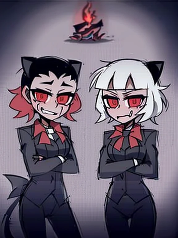 Grimm Snagglepuss, Straightjacket, Sad and Crying, Sobbing, Frown, Forest, Style of Helltaker