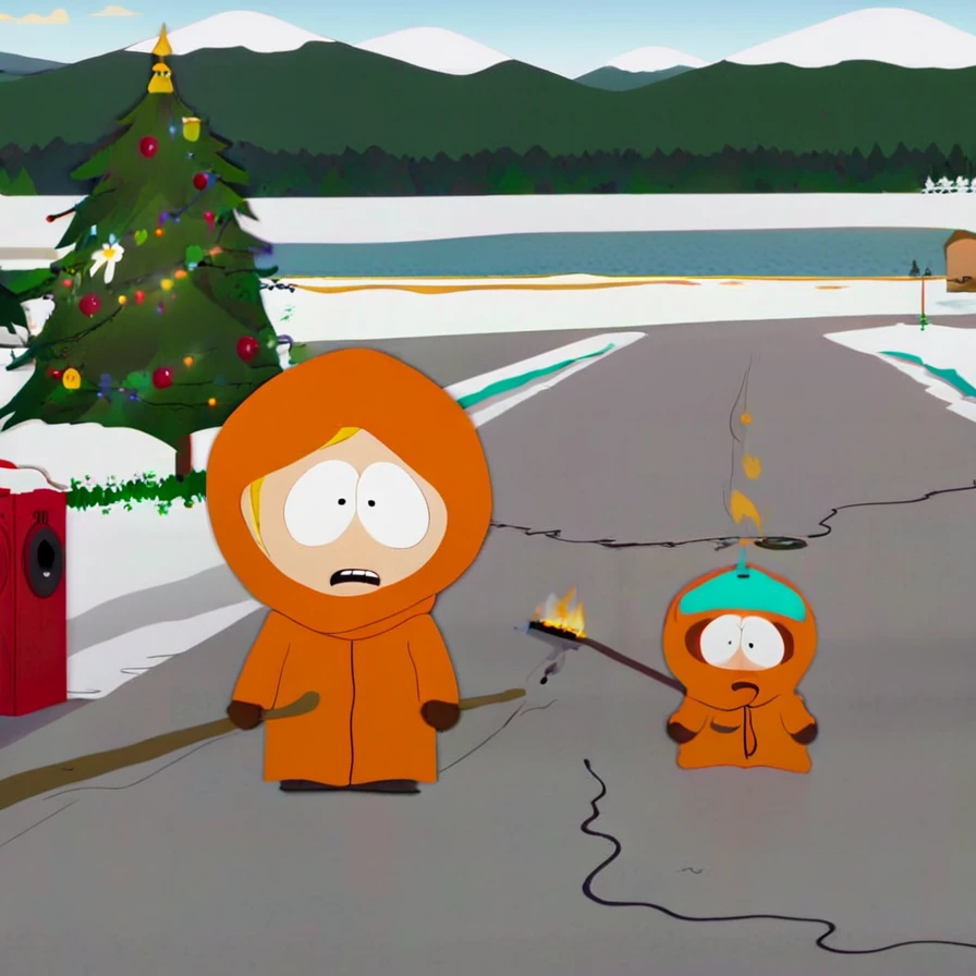 Kenny McCormick got mad wearing a Straight