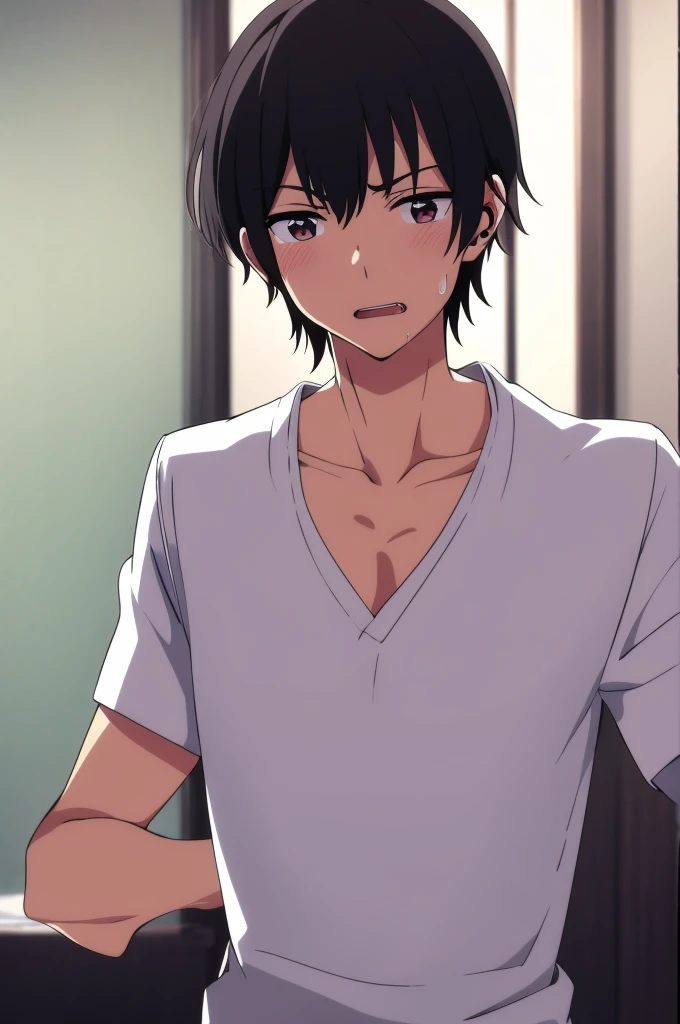 Japanese student style,,cool,,,A refreshing, athletic man,Still a virgin,,,boy,,,boys,,,He was tall,(Body modification:1.4),Absurd,,The male protagonist,My,charm,Slim figure,Smooth,Skin texture,Functional beauty,shine,Breeze,A speck of dust,Natural light,face,hand,eye,blush,tears,Saliva,Accuracy,,Ultra correct,Biological,Excellent detailed anatomy,4K,8k,Highest quality,Male Focus,,Depth of written boundary,Character Portrait,Black Hair,Punctuality,Transform,社会人の長兄がショタ子にBody modification,,,My very own gay shota boy pet,!?,,Brother Style,makoto sinkai,