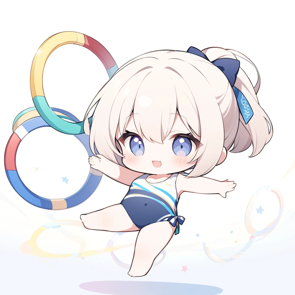 chibi, cute, Olympic Gymnastics Rings