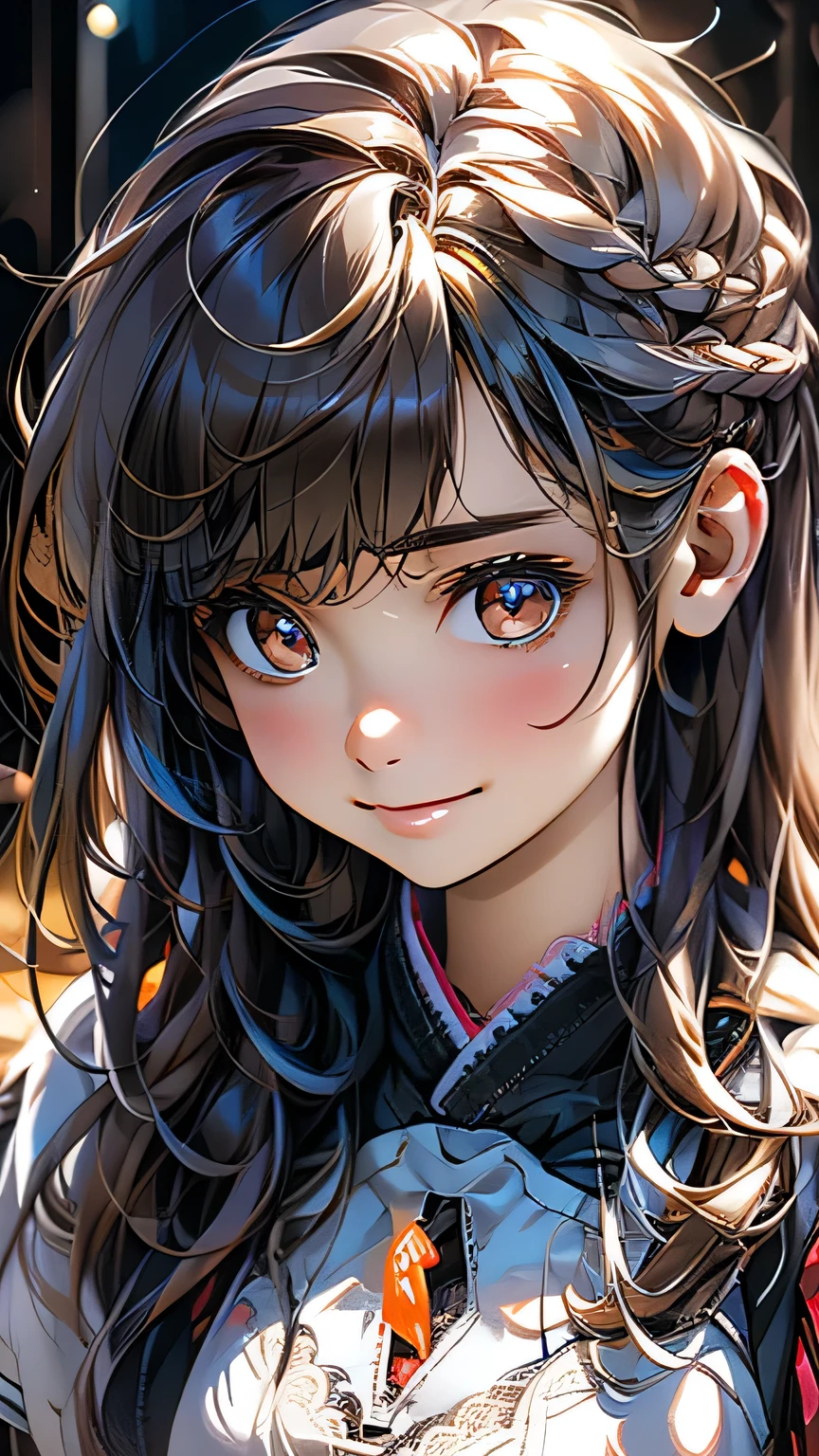 (masterpiece:1.2, Highest quality), (Realistic, photoRealistic:1.4), Beautiful illustrations, (Natural Side Lighting, Cinema Lighting),
View your viewers, 1 girl, Japanese, Junior high school girl, 14 years old, Perfect Face, cute and symmetrical face, Glowing Skin, thin,
(Mid-length hair:1.2, Half Up:1.4, Light brown hair), Asymmetrical bangs, Brown eyes, Long eyelashes, (Mid-chest:0.7),
Beautiful Hair, Beautiful Face, Beautiful details, Beautiful clavicle, Beautiful body, Beautiful fingers, (((Panties are visible))) ((Very large saggy tits)), ((In underwear、White lace underwear))((Fullback panties))Underarm , Slightly , Very large breasts, Full body angle, 14 year old woman , Thick thighs
((Detailed cloth texture)),
(Beautiful views), evening, (cute, cute smile, Upward glance),