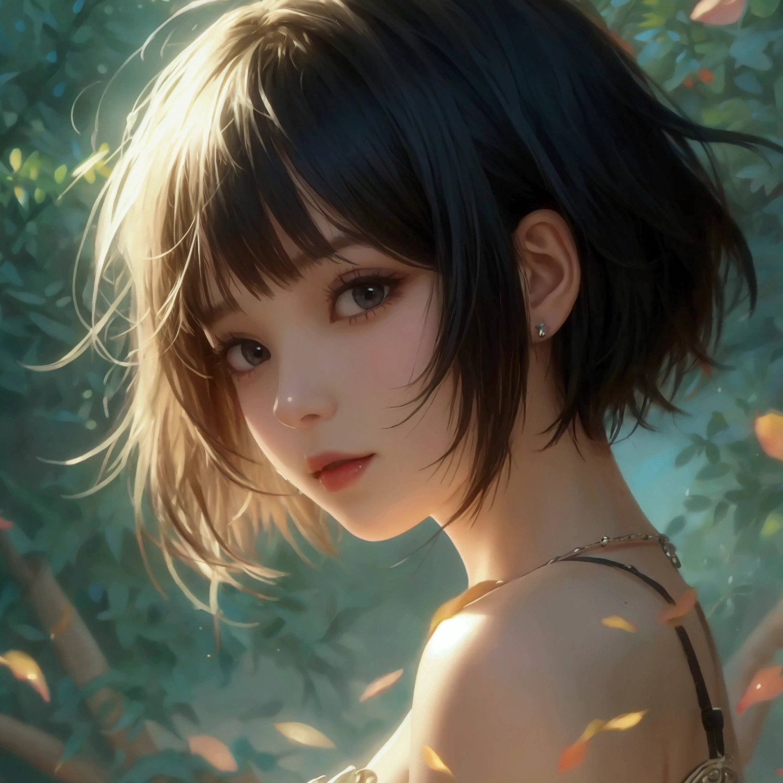 short hair girl porn