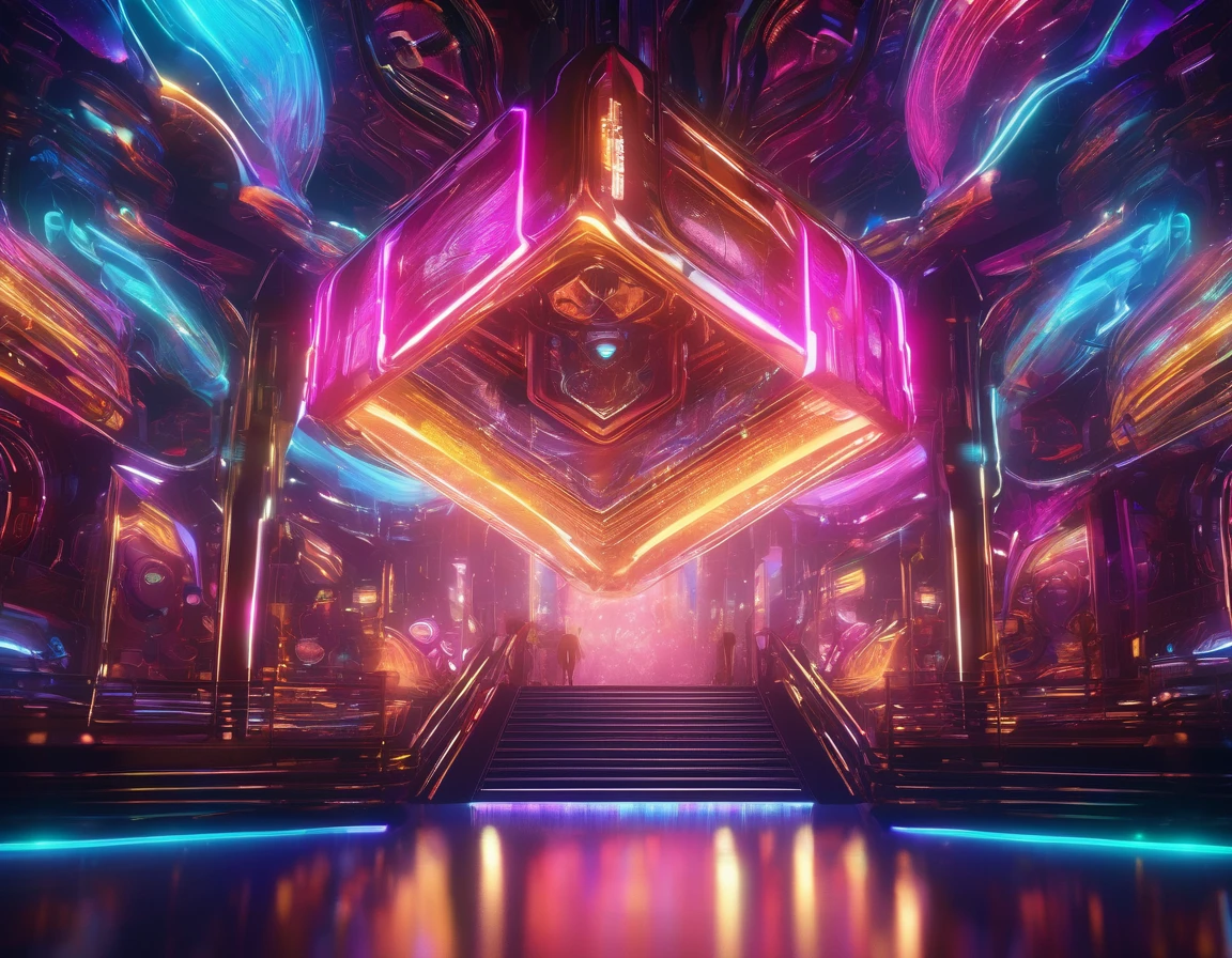 detailed art, deep, holographic interface, vibrant colors, cinematic lighting, CG, 8k, high quality