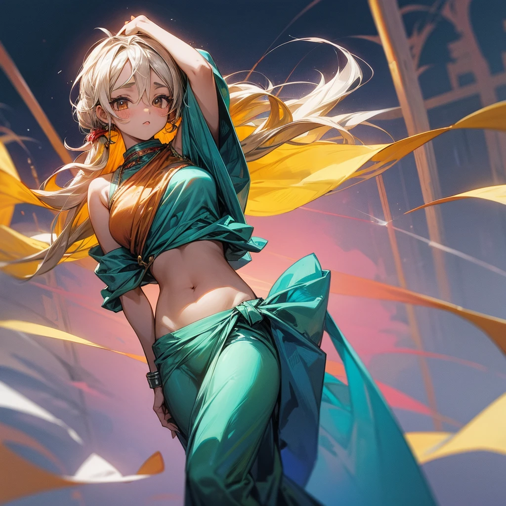 Anime girl on saree tamil nadu
