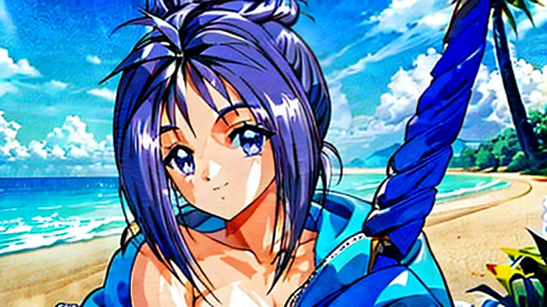 Ayako Katagiri,nude,tits,smile,1 person,blue sky,sexy,(masterpiece, Highest quality, Highest quality, Official Art, beautifully、aesthetic:1.2), (Good lighting:1.1), ((High resolution)),Abdominal muscles,Healthy Beauty,Ocean,Sandy Beach,Nipples,completly naked,Sunburn