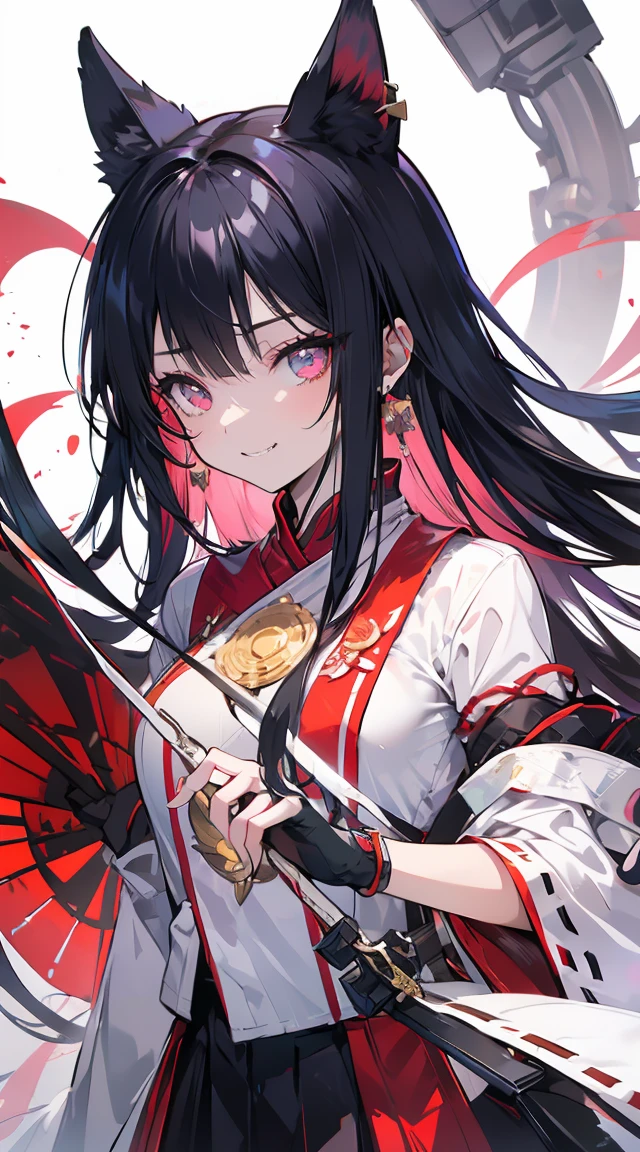 Miko costume、[(Detailed Background:1.4)::5],original,(figure:1.1),(Highest quality),(Tabletop:1.1),(Highly detailed CG Unity 8k wallpaper:1.1), (colorful:0.9),(Mid Shot:0.95),(very detailed beautiful whole body),Ear covering accessories、With an evil sword、Standing in the Wilderness, (girl),(((Adult))), (Beautiful eyes in every detail:1.15), (Beautiful Face:1.15), (Glowing red eyes:1.25////),(Black Hair),Pale skin，Pink Eyes，Red Bow，Amaryllis，((Wicked Smile))，crystal earrings in the ears，raven feather skirt,whole body,Miko costumeニーソを履いて,((Long black hair)),Long black hair,Atomic bomb, Or a nuclear bomb, It is an explosive weapon with great destructive power., A large amount of energy is released、. The bomb works through the nuclear process of atomic fission.。, A large amount of energy can be released from a small amount of matter.. Aegis Ore Shield Black Opal Aberration Flail Weapon resting, A creation of nightmares ready for action. This mangrove weapon is a grotesque monster., Has twisting tentacles that form an extension of the weapon. Each tentacle ends in an eyelid bearing sharp teeth and fangs.。, jutting out like a deadly blade. The body of the weapon、It is adorned with stitched-together human arms and a mad eye filled with slithering, snake-like tentacles.。. Even though I&#39;m in chains, The anomalous grenade weapon has a look of insanity and extreme madness., As if they were a living extension of the chaos that inhabited the dungeon.. Your eyes shine with a disturbing intensity. The surroundings are ominous, Damp stone walls and oppressive silence. Anomalous Mangual Weapons are Cursed Relics, Defying all notions of sanity、A weapon capable of causing destruction at any time.