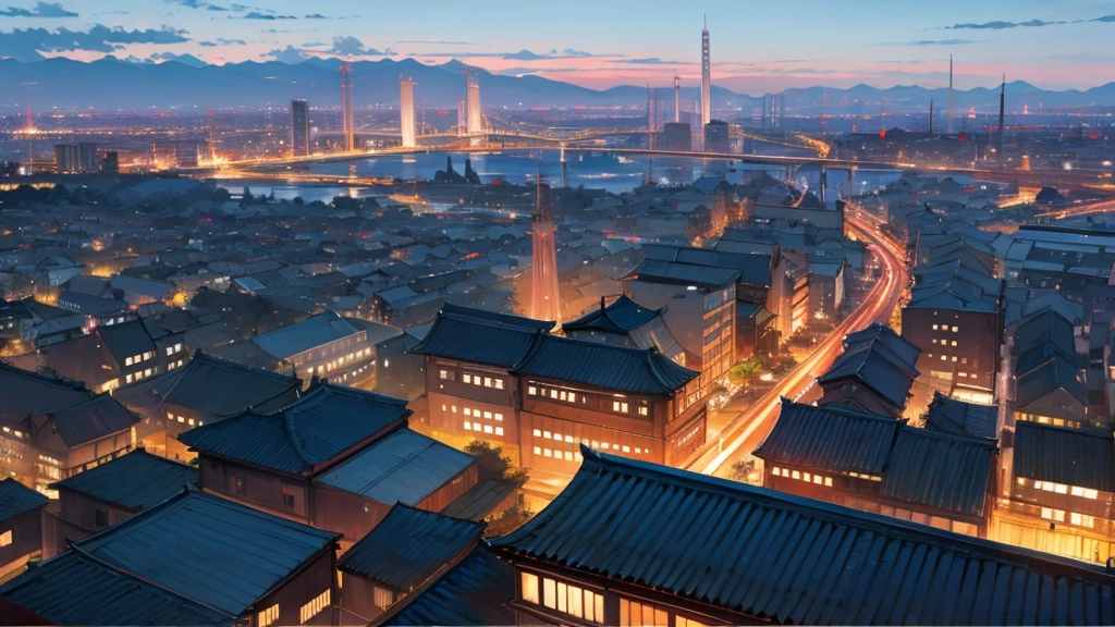 Edo cityscape