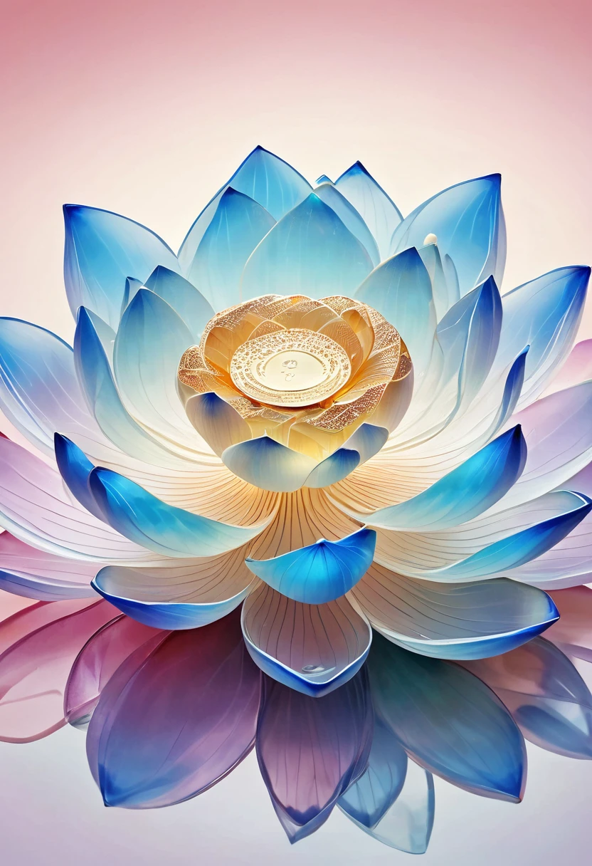 (La best quality,high resolution,super detailed,actual),Lotus flower formed from jelly,in the room,Christmas decoration,surrounded by christmas gifts,A masterpiece full of fantasy elements）））, （（best quality））, （（intricate details））（8k）