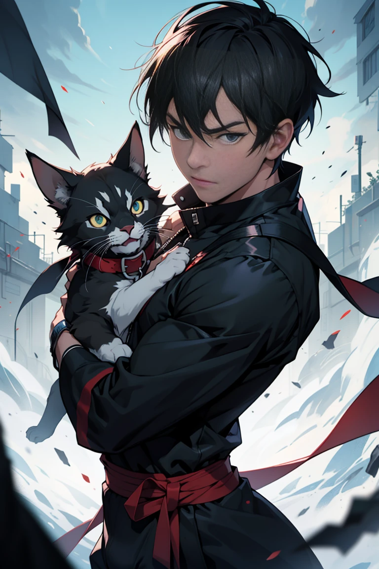 Kitago Katsuki's photo, 14-year-old boy from Boku Hero Academy, 让他看起来muscular、The best qualities of a man of dignity,Strong body, Clearly defined chest muscles, muscular,Well-developed abdominal muscles, 和muscular的手臂和腿, Lifting weights in the gym, wearing a black thong,No shirt, Surrounded by other aesthetically pleasing characters from the series, Create a visual aesthetic masterpiece.,Huge bulge,Perfect face,muscular,Huge bulge,Sexual suggestion