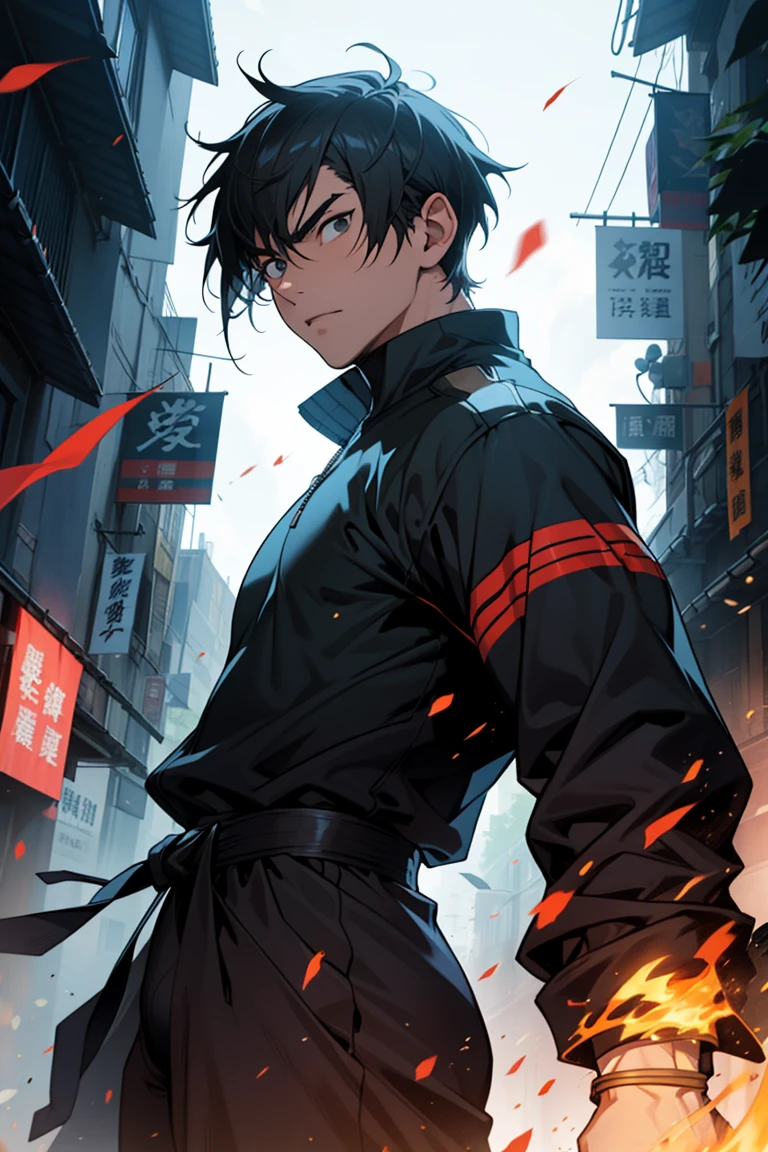 Kitago Katsuki's photo, 14-year-old boy from Boku Hero Academy, 让他看起来muscular、The best qualities of a man of dignity,Strong body, Clearly defined chest muscles, muscular,Well-developed abdominal muscles, 和muscular的手臂和腿, Lifting weights in the gym, wearing a black thong,No shirt, Surrounded by other aesthetically pleasing characters from the series, Create a visual aesthetic masterpiece.,Huge bulge,Perfect face,muscular,Huge bulge,Sexual suggestion