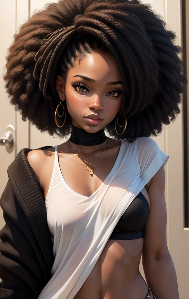 Beautiful black woman