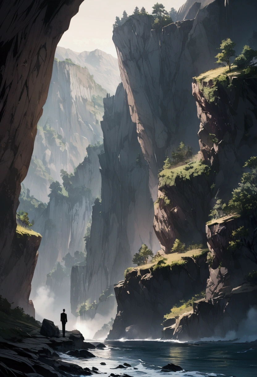pain, Cliff, anguish, 