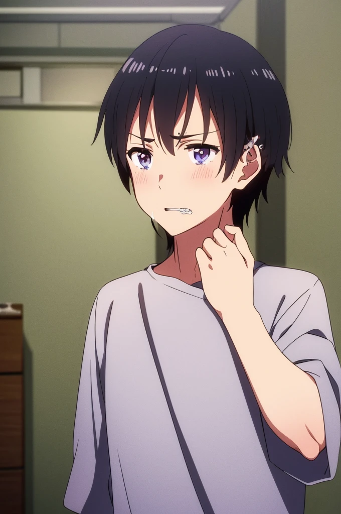 cool,,,A refreshing, athletic man,Still a virgin,,,boy,,,boys,,,He was handsome.,He was handsome.,He was tall,(Body modification:1.4),Absurd,,The male protagonist,My body,charm,Slim figure,Transform,He was the eldest of five siblings, but he was the youngest and a shota.,,((社会人の長兄がショタにBody modification)),He is my very own shota pet,,,!?,,Yaoi,bl,Shotacon,Smooth,Skin texture,Functional beauty,shine,Breeze,A speck of dust,Natural light,(face,hand,eye,blush,tears,Saliva),Accuracy,,Ultra correct,Biological,Excellent detailed anatomy,4K,8k,Highest quality,Male Focus,,Depth of written boundary,Character Portrait,Black Hair,Punctuality,makoto sinkai,,Brother Style,Agree to castration,