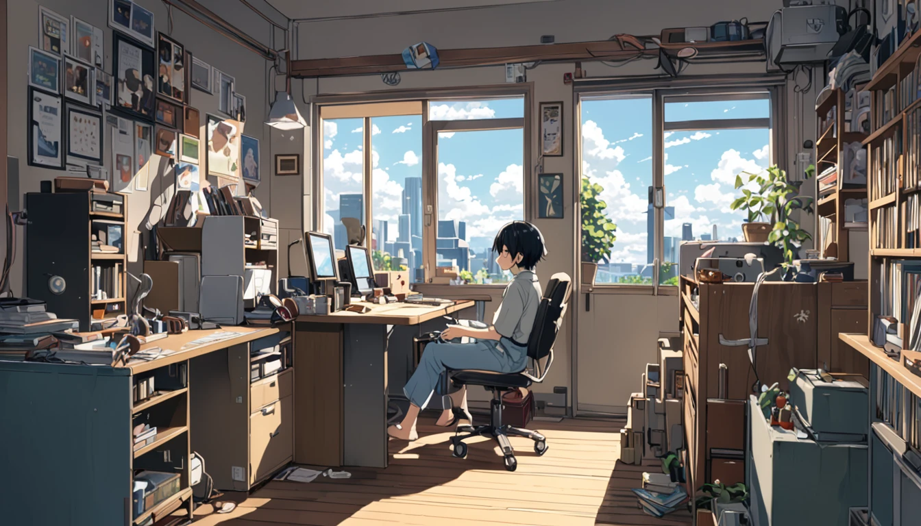 ((anime: 1.4, figure)), (masterpiece, Highest quality, Highest quality), (Very detailed, The absolute solution), ((16K, High resolution)) (サイバーpunkゲームの世界), ( anime: 1.4, figure)), (masterpiece, Highest quality, Highest quality), (Very detailed, The absolute solution). and {Lofi Art, Laurie Griesley's style, Makoto Shinkai&#39;s Style, anime Aesthetic}, break {(Produces images with over 40 million pixels of information and cinematic detail。Hot with Sony&#39;s slur).}dj,club、graffiti、punk、Favela、Slam