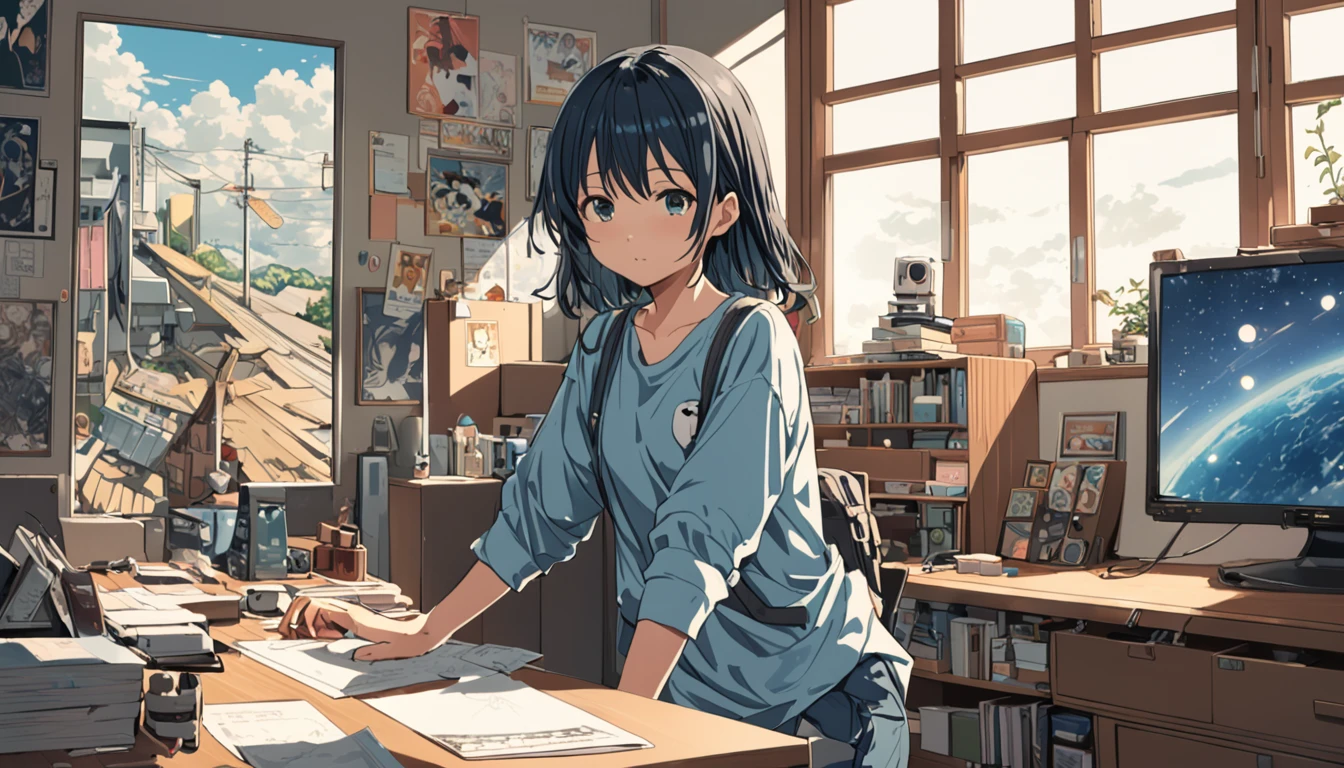 ((anime: 1.4, figure)), (masterpiece, Highest quality, Highest quality), (Very detailed, The absolute solution), ((16K, High resolution)) (サイバーpunkゲームの世界), ( anime: 1.4, figure)), (masterpiece, Highest quality, Highest quality), (Very detailed, The absolute solution). and {Lofi Art, Laurie Griesley's style, Makoto Shinkai&#39;s Style, anime Aesthetic}, break {(Produces images with over 40 million pixels of information and cinematic detail。Hot with Sony&#39;s slur).}dj,club、graffiti、punk、Favela、Slam