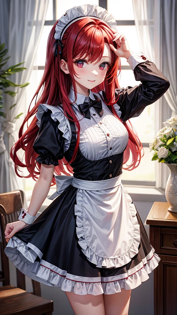 Maid red hair 