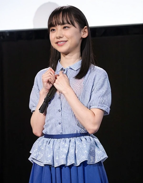 (8k、RAW Photos、Highest quality、masterpiece:1.2)、(Realistic、Realistic)、1 girl、((nude、Completely naked、View from the front、stage、Kneel))、Lots of eyelashes、Glowing eyelids、skeletally correct、Pussy、、(clitoris:1.6)、(Small breasts:1.9)、(A happy smile:1.4)、(looking to the side:1.4)、(thin:1.6),(flat chest:1.6)