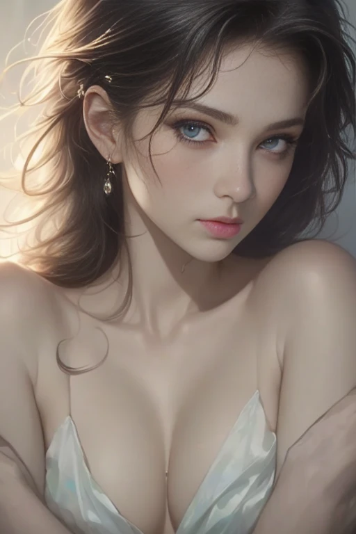 High-quality images of couples: blond man (Tall、Statue-like、Handsome and、Brave young man、Blue eyes、Curly golden hair、Wearing a grey antique military uniform) A woman with black hair (long straight black hair、Long Bangs、Blackberry eyes、A beautiful young femme fatale、naked、PRİNCESS、Hugging。They are in love with each other。Created by Boris Vallejo「Ideal Anatomy」The sketch of、It is characterized by being very detailed.。masterpiece、Detailed study of the face、Beautiful Face、Features of Beautiful Face、Perfect Image、Realistic shots、Detailed study of the face、Full body image、8k、Detailed Images、Highly detailed illustration、A true masterpiece of the highest quality、Careful drawing。Bare Skin、Gown and naked watercolor、
ゴシック、ロマンス
黒のパンティ、